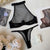 Fishnet Style Black Lingerie Set for Women – Sexy Sheer Mesh Bodysuit Nightwear