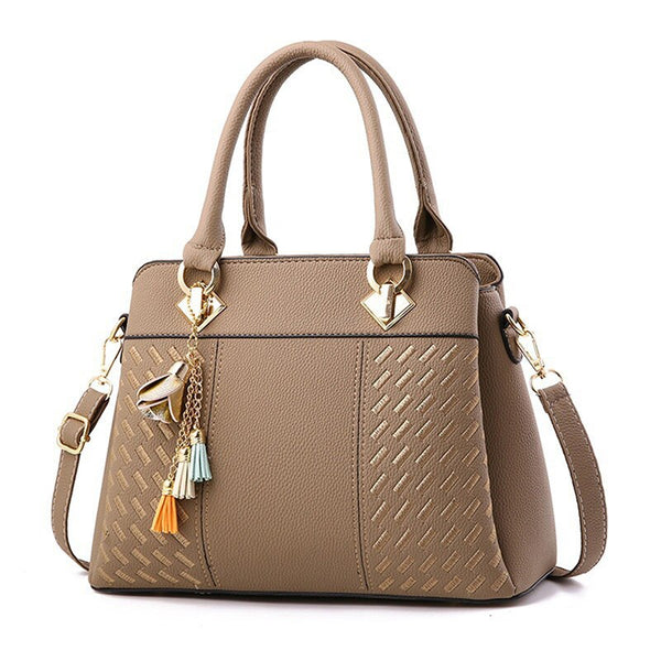 LKEEP Famous Designer Brand Bags Women Leather Handbags Luxury Ladies Hand Bags Purse Fashion Shoulder Bags