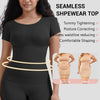 Corset Seamless Waist Shaping Short Sleeve Shapewear T-Shirt