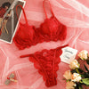 Sexy Lace Trim Sheer Lingerie Set for Women – Elegant Transparent Nightwear