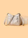 PU Leather Adjustable Strap Shoulder Bag