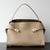 Luxury Genuine Leather Tote Bag for Women, Large Capacity, Top-Grain Cowhide, Handheld Shoulder Bag, HUG Style
