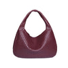 Crescent shaped women's bag hand woven hand-held dumpling bag fashionable single shoulder armpit bag
