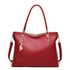 FUNMARDI Luxury Handbags PU Leather Women Bags Designer Brand Top-Handle Bag High Capacity Lady Shoulder Bag Crossbody Bags