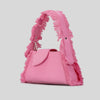 Fashion Trimmings Denim Women Handbags Designer Wide Strap Shoulder Bag Luxury Blue Armpit BagsSmall Tote Female Purse
