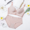 High-End Romantic Bra Set for Women – Striped Push-Up Seamless Lingerie Set