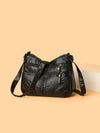 PU Leather Adjustable Strap Shoulder Bag
