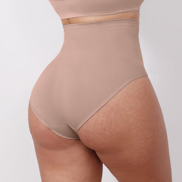 Control Seamless Shapewear Thong Butt Lifting Body Shaping Pants for Women