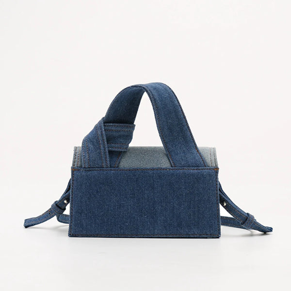 Fashion Denim Women's Designer Handbags Luxury Patchwork Shoulder Bag Brands Canvas Crossbody Bags for Women Square Shopper Tote