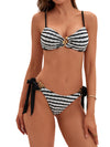 Tied Rose Sexy Two-piece Swimsuit Women's Swimwear
