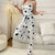 Women’s Striped Heart Strap Nightwear – Cross-border Hot Selling Two-Piece Long Pants Homewear Set