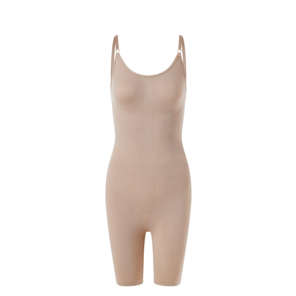 New jumpsuit plus size seamless tight fitting shapewear for women, corset, flat leg camisole, and body shaping outfit