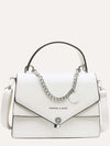 Chain PU Leather Detachable Shoulder Strap Handbag