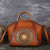 Luxury Women Genuine Leather Handbags Ladies Retro Elegant Shoulder Messenger Bag Cow Leather Handmade Womans Bags