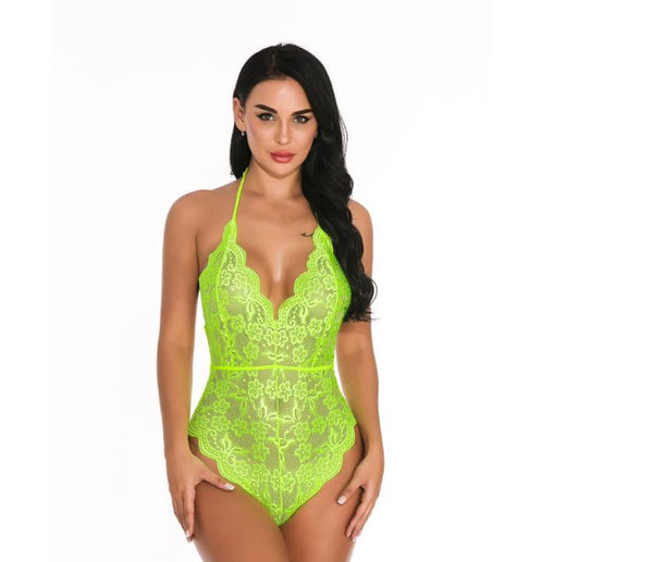 Midnight Allure Lace Bodysuit
