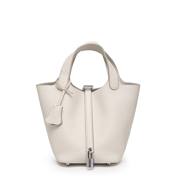 Head layer cowhide bucket bag women's leather high-end handbag