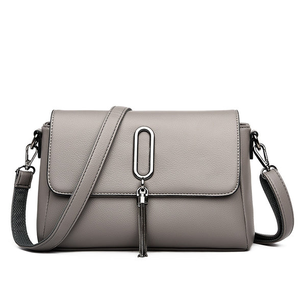 Messenger Luxury WomenBag Leather Shoulder Bags Shopper Casual Top-handle Ladies Handbag Travel Tote Crossbody Bag