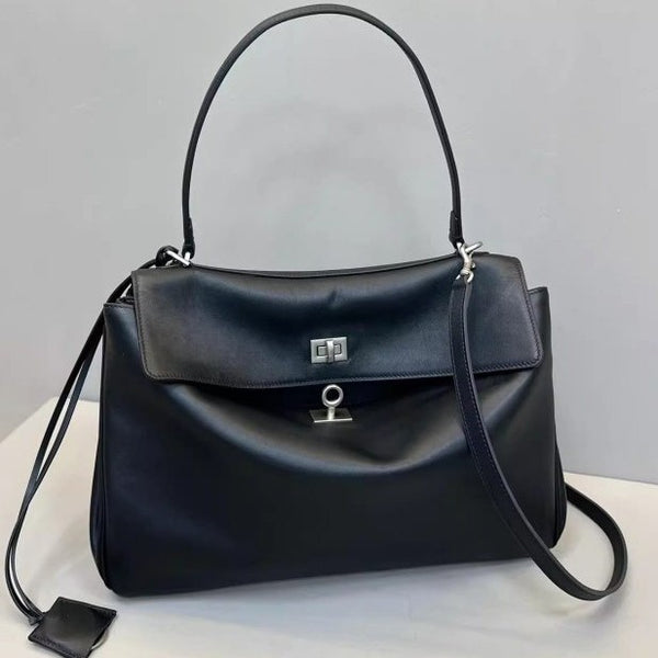 Vintage Autumn Winter Suede Matte Tote Bag, Elegant Shoulder Crossbody Kelly Bag for Women, Large Capacity Commuter Underarm Bag