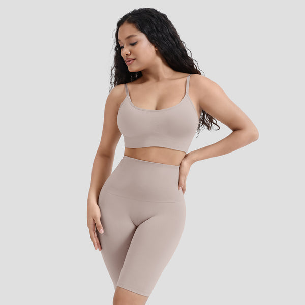 Sports Fitness Waist-Cinching Hip-Lifting Abdominal Support Pants Set