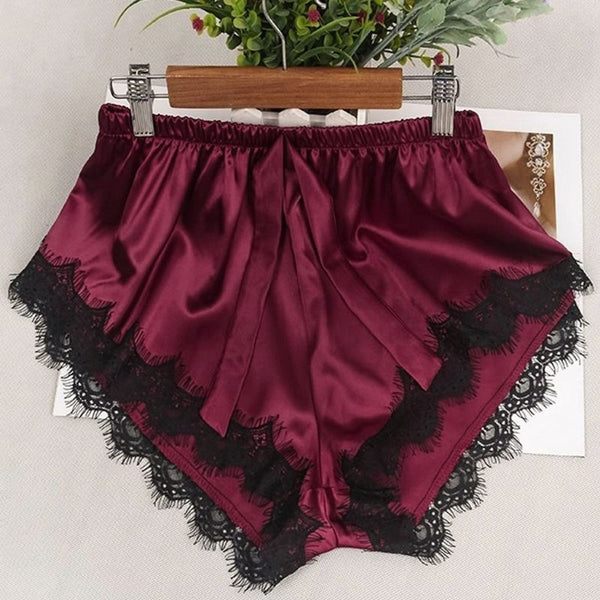 Women’s Sexy Sleepwear Set – Sleeveless Lace V-Neck Nightgown, Polyester Lingerie Pajama