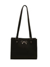 Bow PU Leather Shoulder Bag