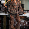 Sexy Mesh Leopard Print Lingerie Set for Women – Sheer Transparent Bra & Panty Set