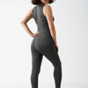 Seamless Shapewear Fitness Yoga SleevelessElasticity Running Shaping Long Pants Jumpsuit
