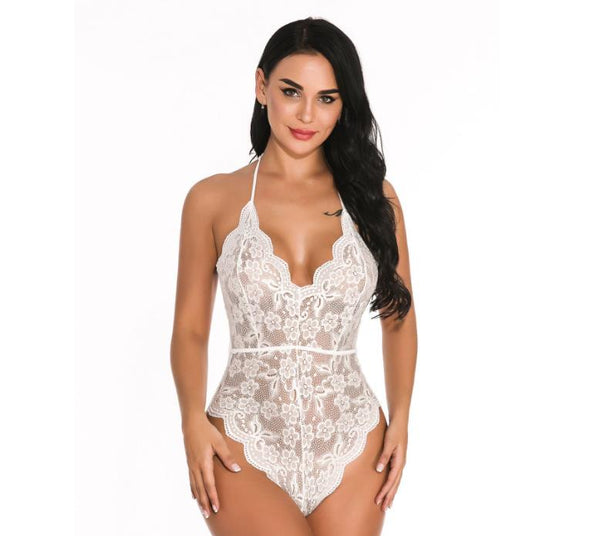 Midnight Allure Lace Bodysuit