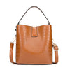 Crocodile Pattern Bucket Bags Leather Handbags Women Crossbody Bags Totes Ladies Shoulder Messenger Bag Female Purses