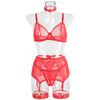 Hot Selling Black Sexy Lingerie Set for Women – Sheer Mesh Strap Patchwork See-Through Erotic Nightwear