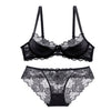 Sexy Bra Ultrathin Underwear Set Plus Size C D Cup Women Transparent Bra Sets Lace Embroidery Lingerie Gray Brassiere