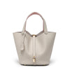 Head layer cowhide bucket bag women's leather high-end handbag