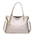 FUNMARDI Luxury Handbags PU Leather Women Bags Designer Brand Top-Handle Bag High Capacity Lady Shoulder Bag Crossbody Bags