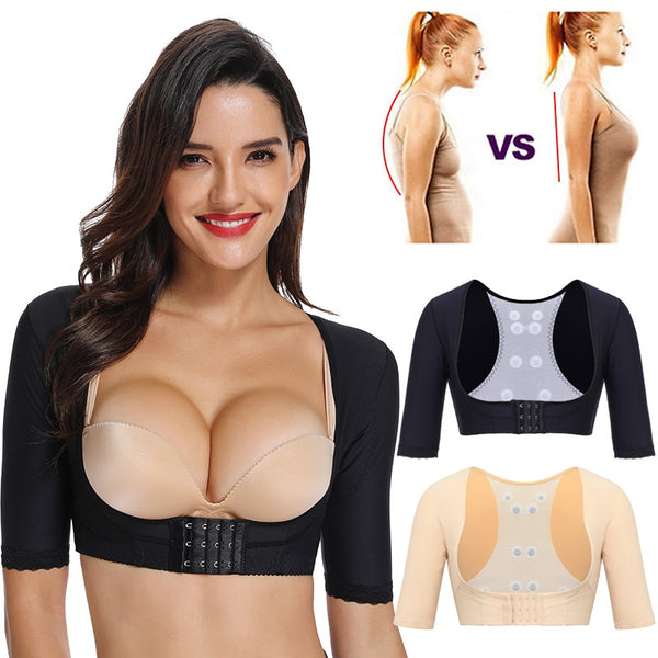 Miss Moly Women's Shapewear Tops Slimming Arm Shapers Slim Underwear Back Shoulder Corrector shaper Humpback Prevent