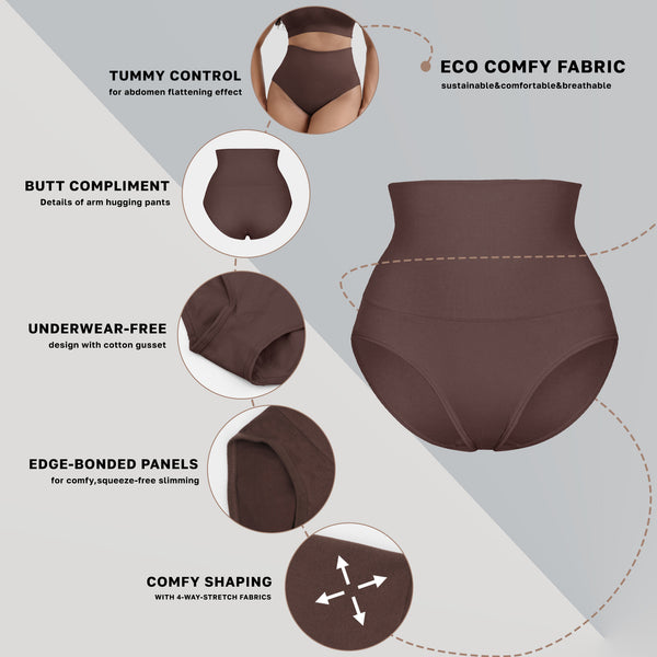 Control Seamless Shapewear Thong Butt Lifting Body Shaping Pants for Women