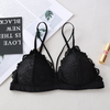 Lace Sexy Lingerie Wireless Bra For Women Padded Push Up Bralette Female Brassiere Summer Soft Backless Fashion Bras Underwear