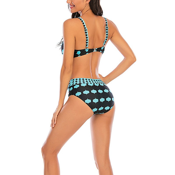 Luxury Colorful Printed Swimwear – Soft Cup Wire-Free One Piece | AYEMOSH