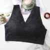 Tank top chest wrap women gather without steel rings chest cushion base seamless bra lingerie women