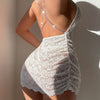 Women’s Lace See-Through Suspender Dress – Hip-Hugging Lingerie