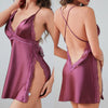 Luxury Satin Lace Nightwear Dress for Women – Soft, Elegant & Sexy Sleepwear (Free USA Shipping)