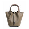 Head layer cowhide bucket bag women's leather high-end handbag