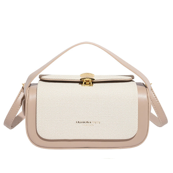 Fashionable Trendy Elegant Small Square Bag Shoulder Crossbody Bag Literary Simple Handbag Luxury Retro Box Bag Wholesale