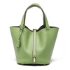 Head layer cowhide bucket bag women's leather high-end handbag