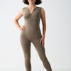 Seamless Shapewear Fitness Yoga SleevelessElasticity Running Shaping Long Pants Jumpsuit