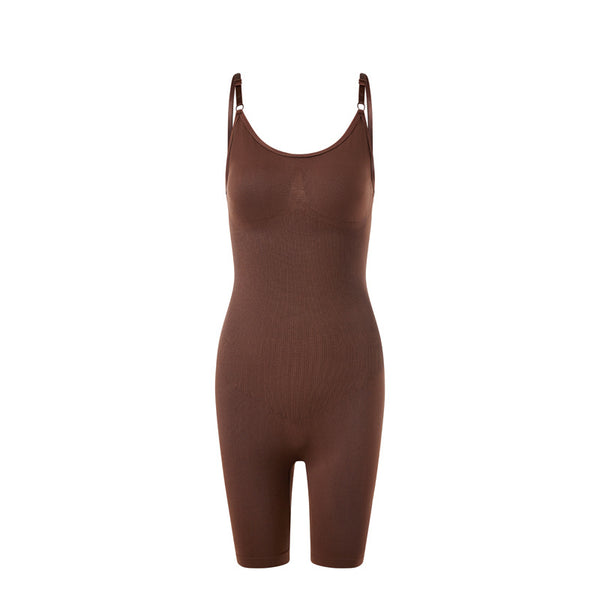 New jumpsuit plus size seamless tight fitting shapewear for women, corset, flat leg camisole, and body shaping outfit