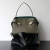 Luxury Genuine Leather Tote Bag for Women, Large Capacity, Top-Grain Cowhide, Handheld Shoulder Bag, HUG Style