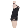 Sexy Black Strap Romper Sleepwear for Women – Comfortable Lingerie One-Piece Plus Size Nightwear