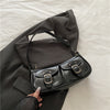 style Commute Mini Bag Simple Casual Shoulder Crossbody Square Bag Small&