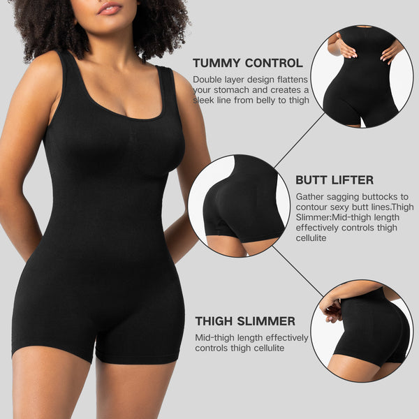 Women's One-Piece Shapewear Slimming Bodysuit Bodycon Jumpsuit