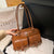 Korean-style Retro Shoulder Bag Fashion Trendy Casual Boston Bag Stylish Bowling Bag